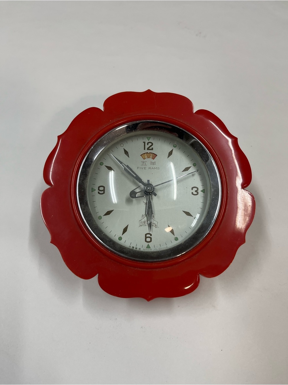Red Decorative Wall Clock